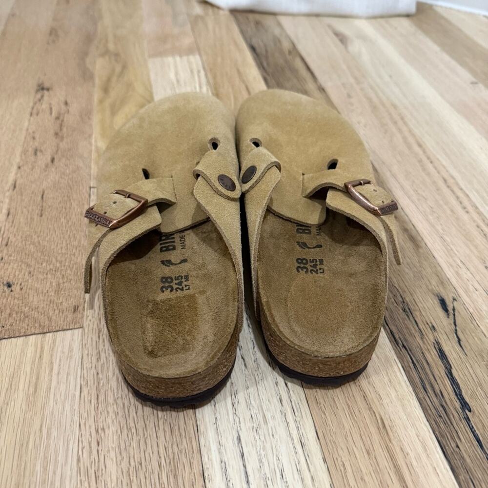 NEW Birkenstock Boston Slip-On Clogs Latte Cream - Picture 7 of 9